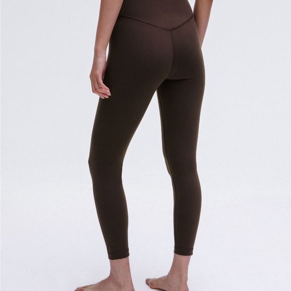Lululemon Wunder Under SmoothCover High Rise Tight 25” Espresso - Picture 2 of 5